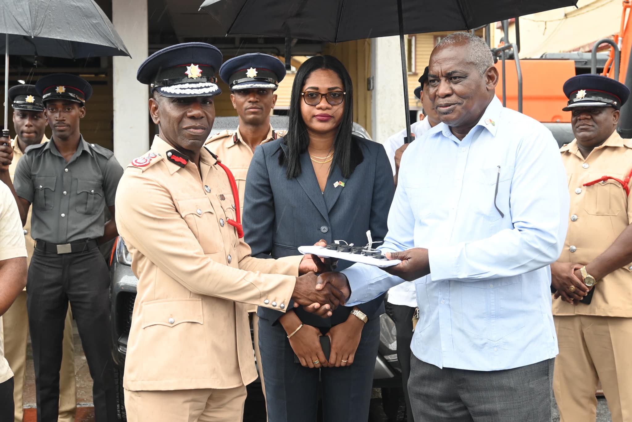 81.8M Equipment boost to the Guyana Fire Service - Guyana Fire Service